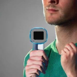 Artistic representation for Finger Wrap Uses Sweat for On - the - Go Health Monitoring