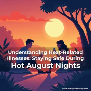 Artistic representation for Understanding Heat-Related Illnesses: Staying Safe During Hot August Nights