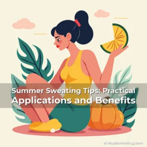 Artistic representation for Summer Sweating Tips: Practical Applications and Benefits
