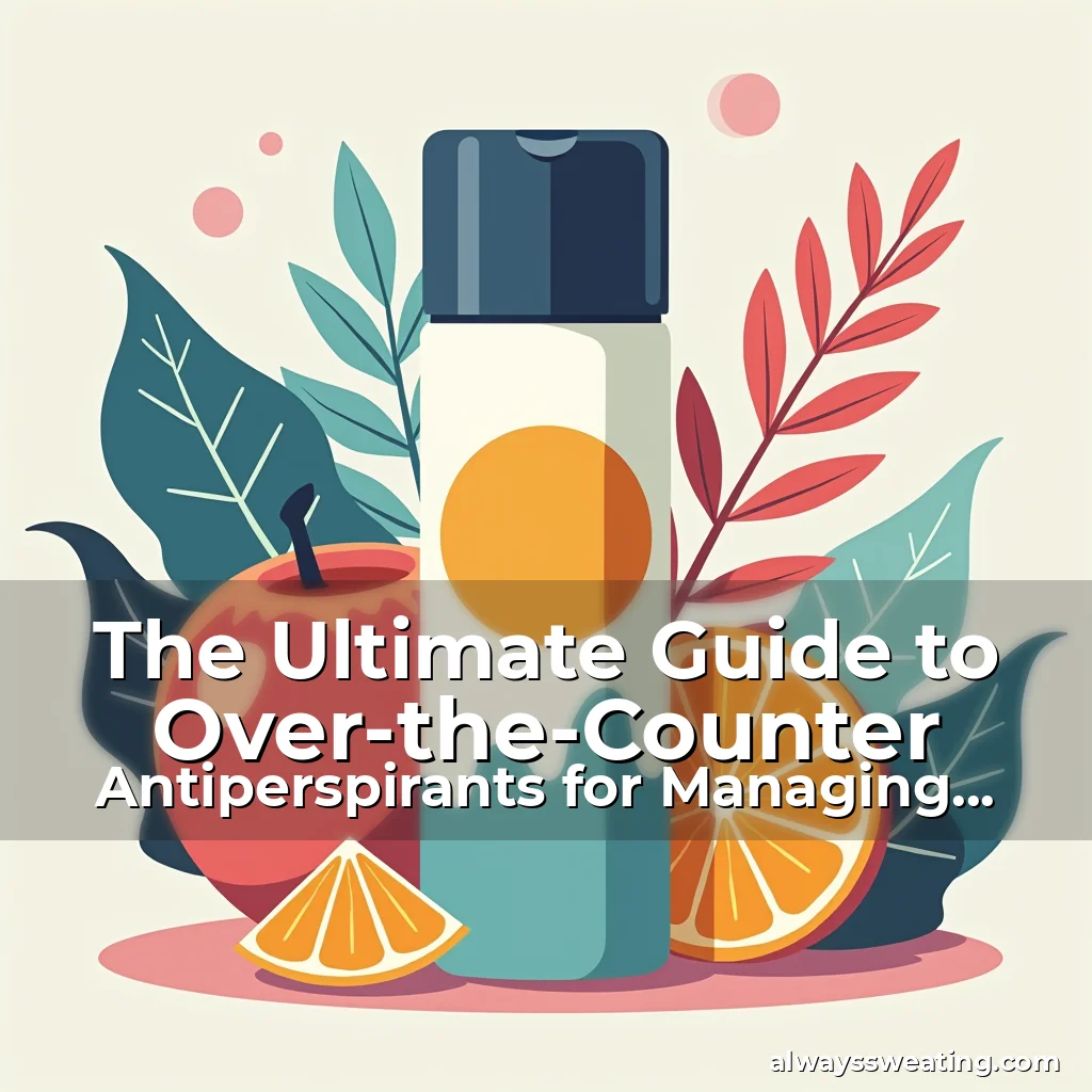 Artistic representation for The Ultimate Guide to Over-the-Counter Antiperspirants for Managing Excessive Sweating