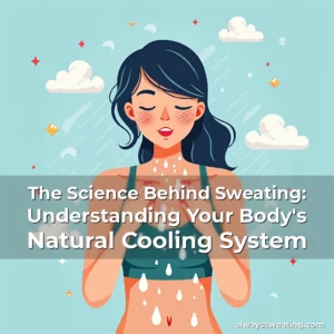 Artistic representation for The Science Behind Sweating: Understanding Your Body's Natural Cooling System