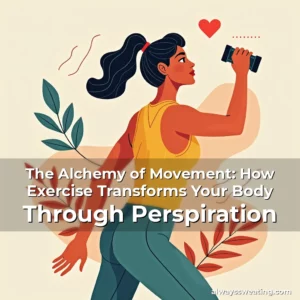 Artistic representation for The Alchemy of Movement: How Exercise Transforms Your Body Through Perspiration