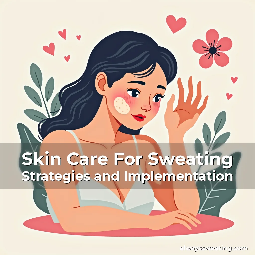 Artistic representation for Skin Care For Sweating Strategies and Implementation