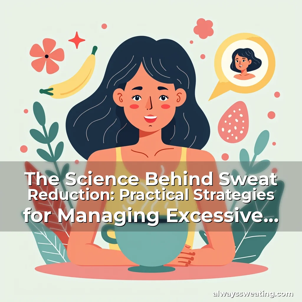 Artistic representation for The Science Behind Sweat Reduction: Practical Strategies for Managing Excessive Perspiration