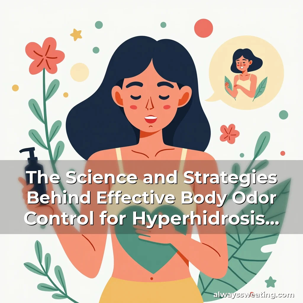 Artistic representation for The Science and Strategies Behind Effective Body Odor Control for Hyperhidrosis Sufferers