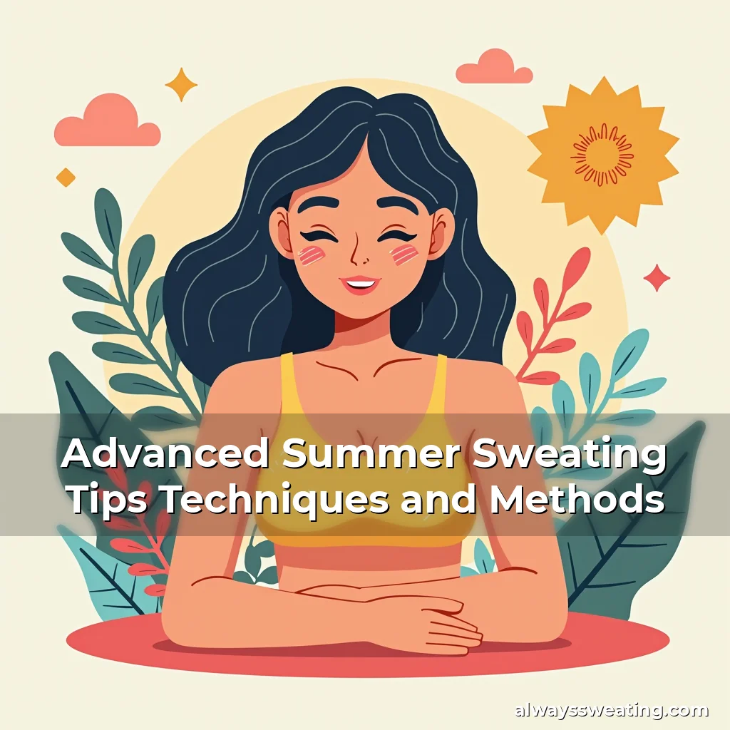 Artistic representation for Advanced Summer Sweating Tips Techniques and Methods
