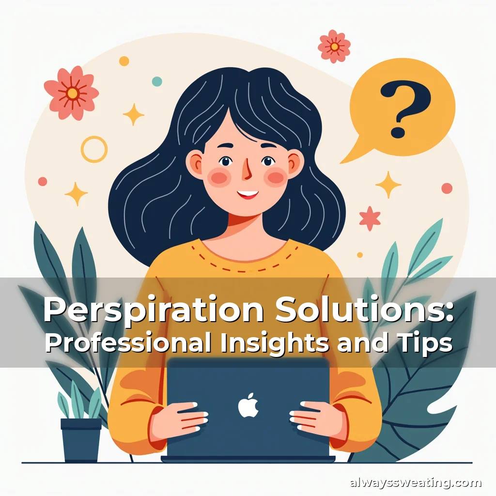 Artistic representation for Perspiration Solutions: Professional Insights and Tips